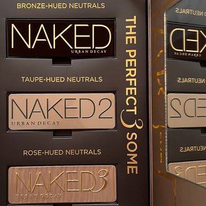 RARE Unused Urban Decay 'The Perfect 3Some' Naked Palette Eyeshadow Vault
